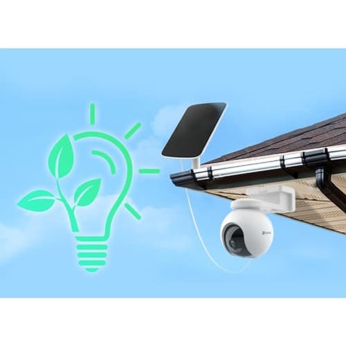 Cargador Solar Ezviz Cs-cmt Para Cámaras Seguridad Negro