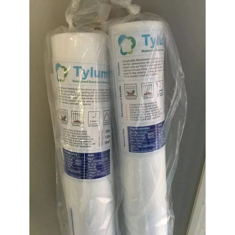 Rollo de Lámina Permeable a Vapor y Hermética Tylum