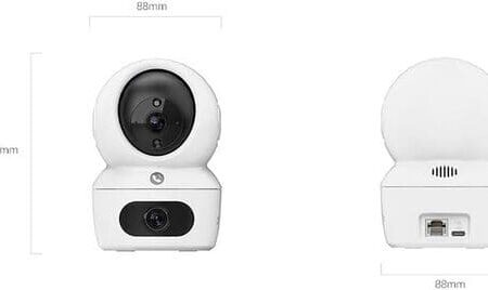 Camara Wifi Ezviz dual CS-H7c 2K Interior: imagen 4
