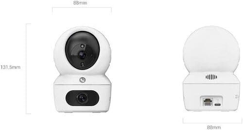 Camara Wifi Ezviz dual CS-H7c 2K Interior