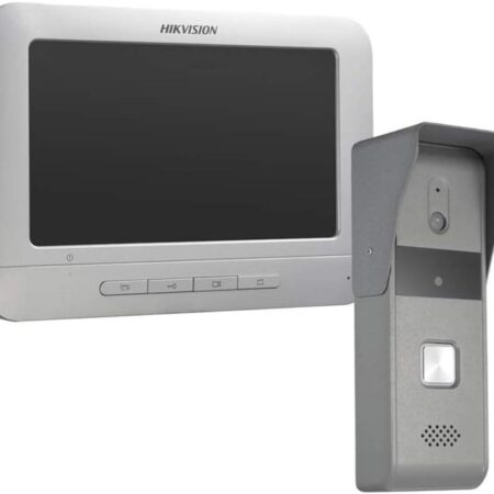 Hikvision Kit de Videoportero Manos Libres con Pantalla LCD a Color de 7'' con Frente de Calle para Exterior IP65: imagen 2