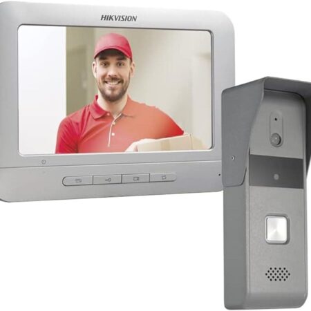 Hikvision Kit de Videoportero Manos Libres con Pantalla LCD a Color de 7'' con Frente de Calle para Exterior IP65