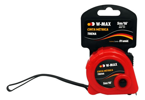 Cinta Métrica W-max Cinta Métrica Trena 5m/19mm Calidad