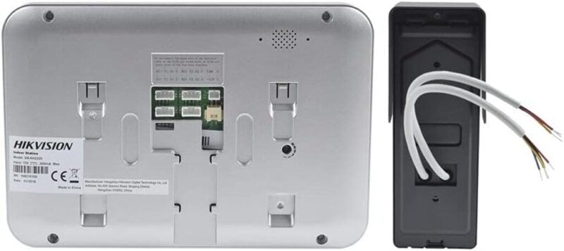 Hikvision Kit de Videoportero Manos Libres con Pantalla LCD a Color de 7'' con Frente de Calle para Exterior IP65