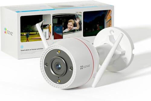 Cámara Vigilancia Ezviz H3c 5mp Wi-fi Blanco Bullet Blanco Diseño resistente a la intemperie IP67 Exterior