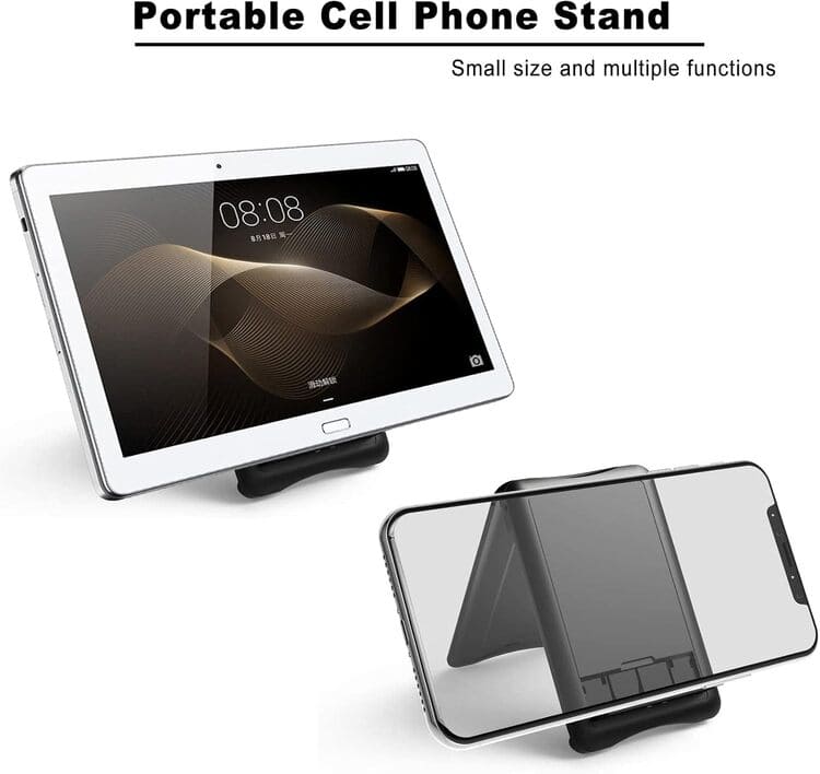 Caja para tarjetas de cable, adaptadores de cable de carga universales, puerto compacto USB-C/USB-A/Micro-USB/Lightning, compacta con la mayoría de los teléfonos inteligentes, soporte de teléfono