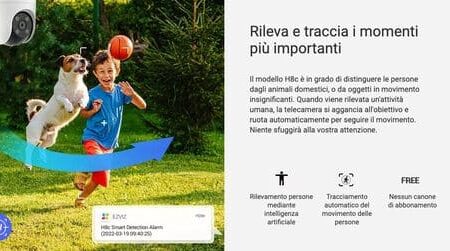 Camara Wifi Ezviz PTZ CS-H8C 2MP 1080P con seguimiento Diseño resistente a la intemperie exterior: imagen 5