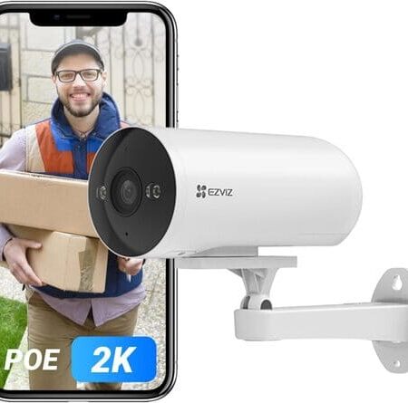 Camara PoE Ezviz H5 2K 3MP Diseño resistente a la intemperie IP67 Exterior: imagen 3