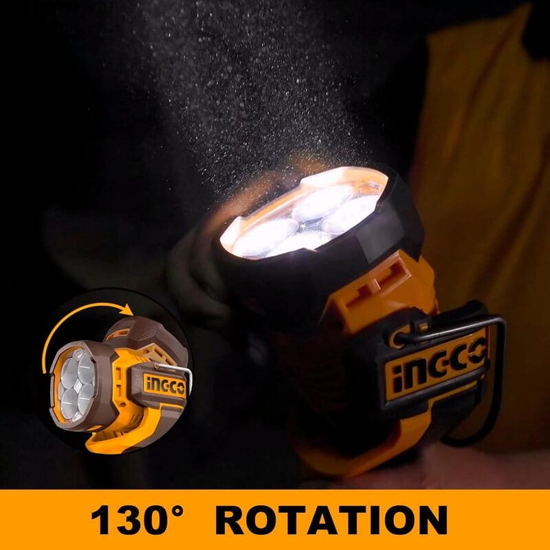 Linterna A Bateria Led 20v C/bat Y Carg Ingco Cwli20881