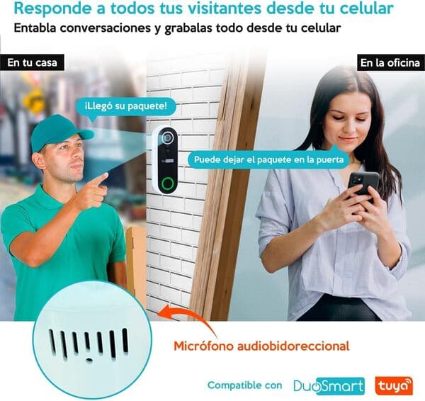 Videoportero Inteligente Wifi Nexxt