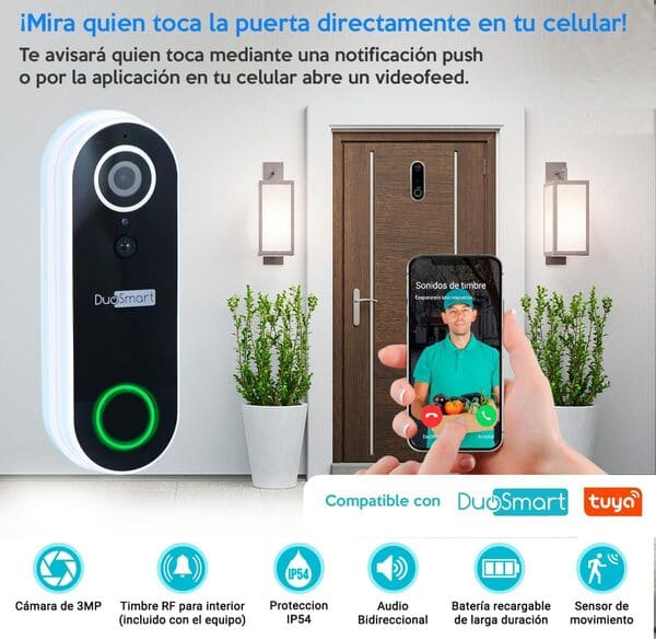 Videoportero Inteligente Wifi Nexxt