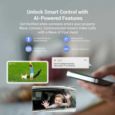 Cámara Vigilancia Ezviz H3c 5mp Wi-fi Blanco Bullet Blanco Diseño resistente a la intemperie IP67 Exterior: imagen 6