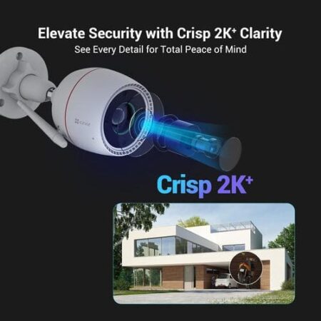 Cámara Vigilancia Ezviz H3c 5mp Wi-fi Blanco Bullet Blanco Diseño resistente a la intemperie IP67 Exterior: imagen 7