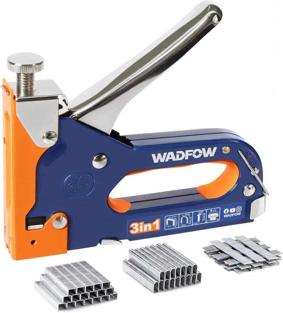 Engrapadora Manual Clavadora Tapizar 3 En 1 Grapadora Madera Wadfow: imagen 2