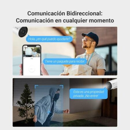 Camara PoE Ezviz H5 2K 3MP Diseño resistente a la intemperie IP67 Exterior: imagen 6