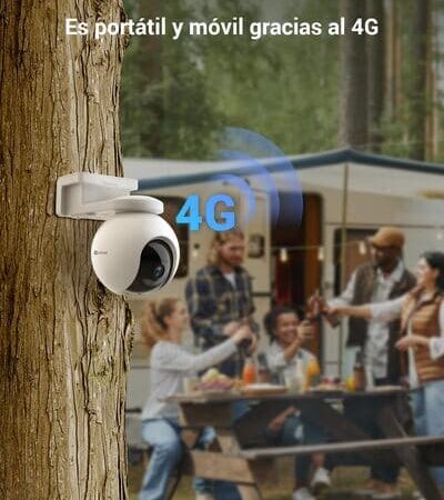 Cámara 360o Wifi Ptz Ezviz Hb8 A Batería + Panel Solar Blanco: imagen 8