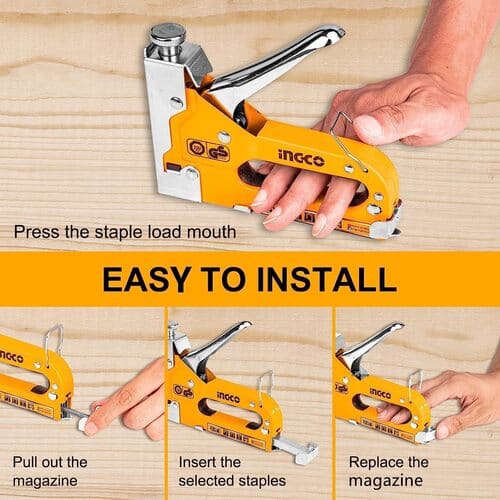Engrampadora Clavadora Manual 3 En 1 Ingco Hsg1405