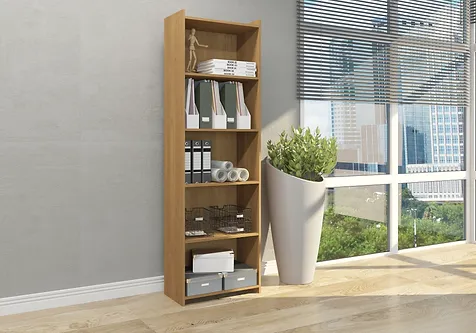 Biblioteca Estantería Repisa Para Living O Cuarto Rhodas