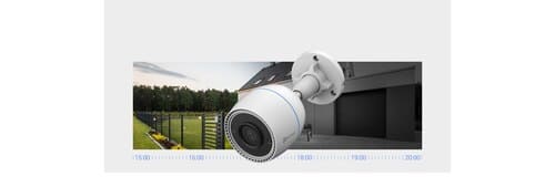 Cámara Vigilancia Ezviz H3c 5mp Wi-fi Blanco Bullet Blanco Diseño resistente a la intemperie IP67 Exterior