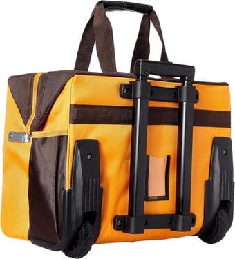 Bolso valija rigida 20" porta herramientas 19 bolsillos ingco