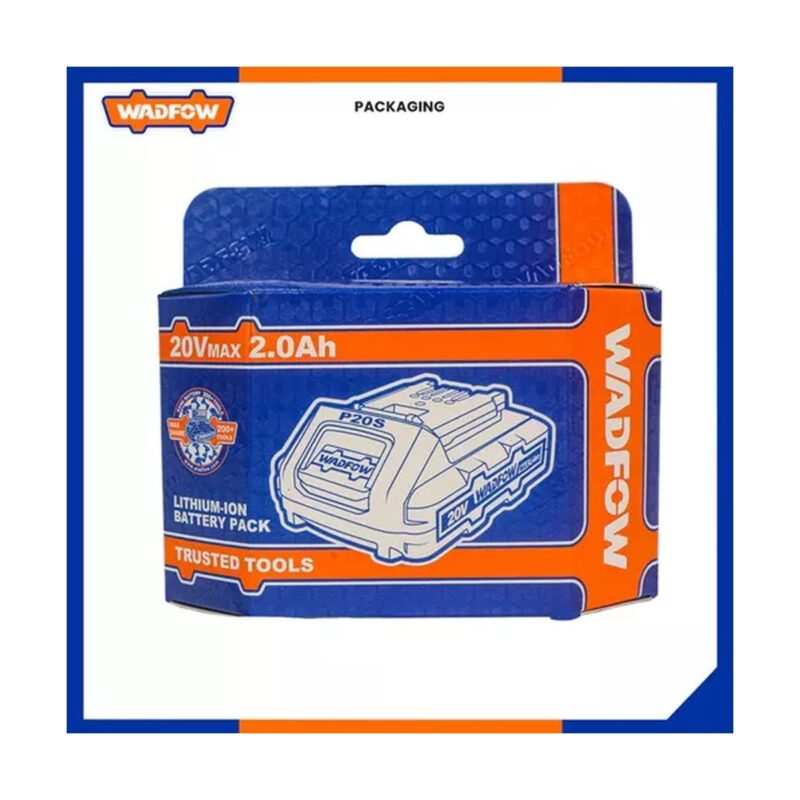 Bateria 20v 5ah P20s Wadfow Wlbp550 Maquinas Césped Taladro