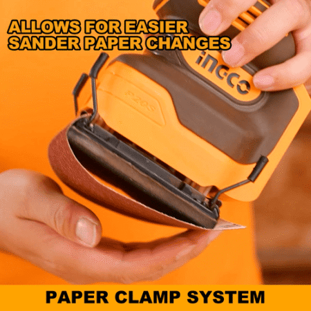 Lijadora Orbital Batería P20S Cargador + accesorios: imagen 4