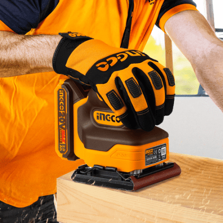 Lijadora Orbital Batería P20S Cargador + accesorios: imagen 3