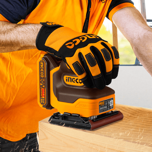 Lijadora Orbital Batería P20S Cargador + accesorios