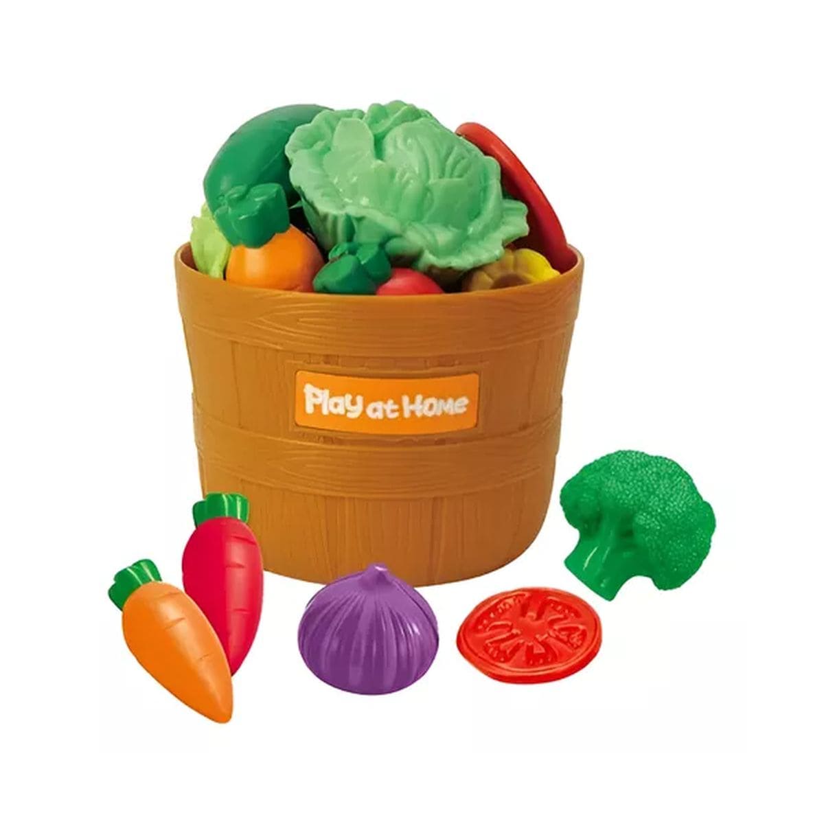 Canasto Con Verduras Juguete Didáctico: imagen 1