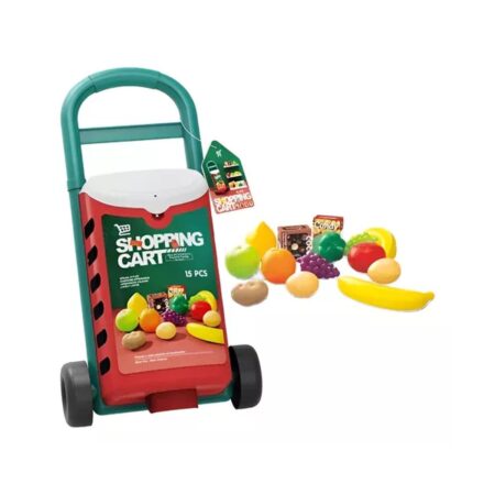 Carrito De Supermercado Infantil De Juguete Con Accesorios