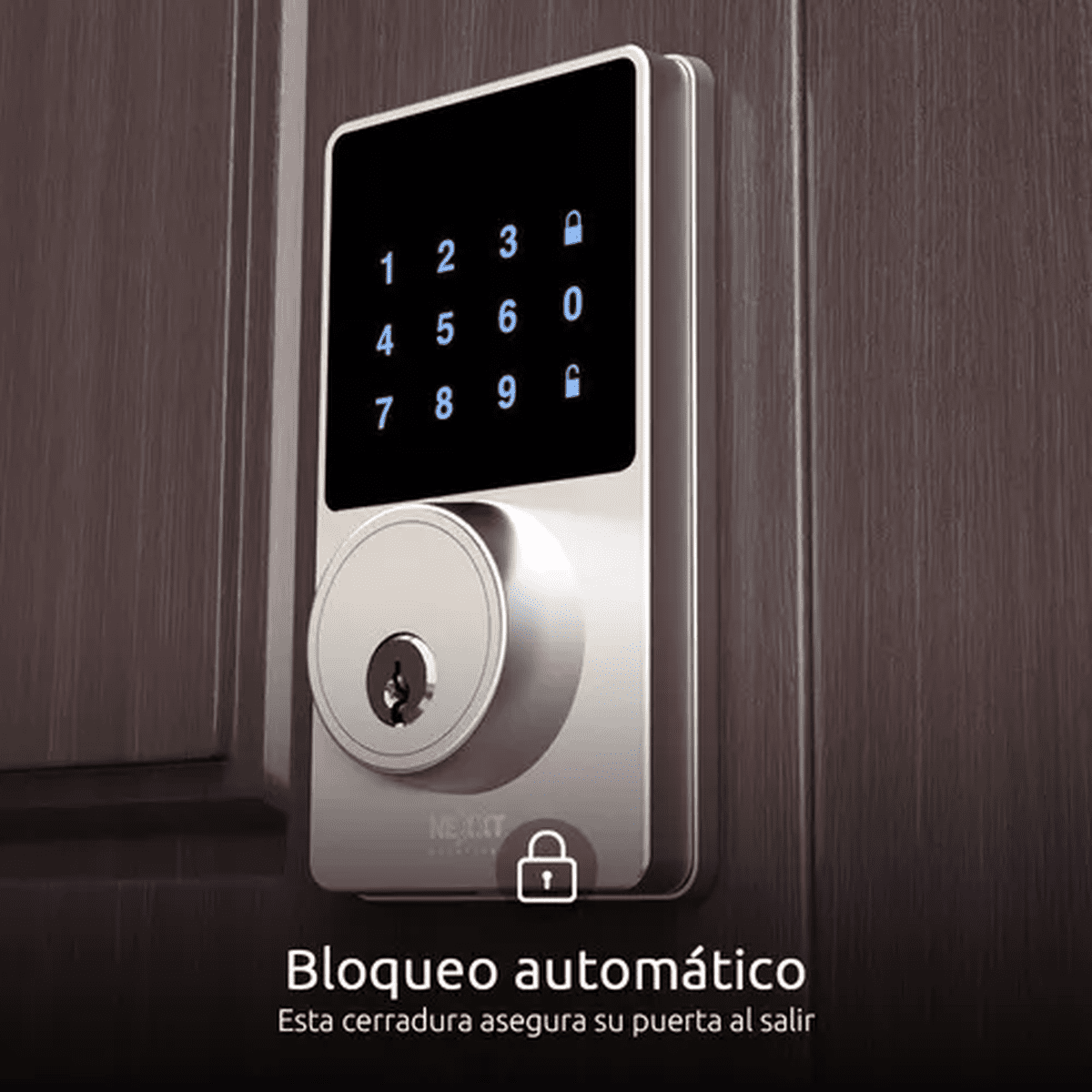 Cerradura Inteligente Nexxt Plata NHS-D100: imagen 2