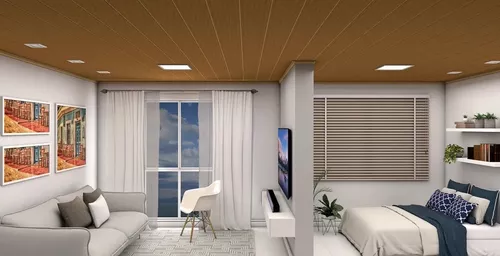 Kit Cielorraso PVC 2x2 - Color Beige Gemini - (4m2)