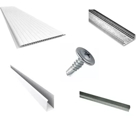 2x2 Kit Cielorraso PVC completo (4m2)