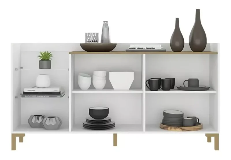 Aparador Alacena Multiuso Buffet Smart 160x85cm