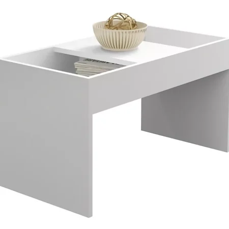 Mesa Ratona Elegante Multifuncion Lisboa Color Blanco: imagen 2