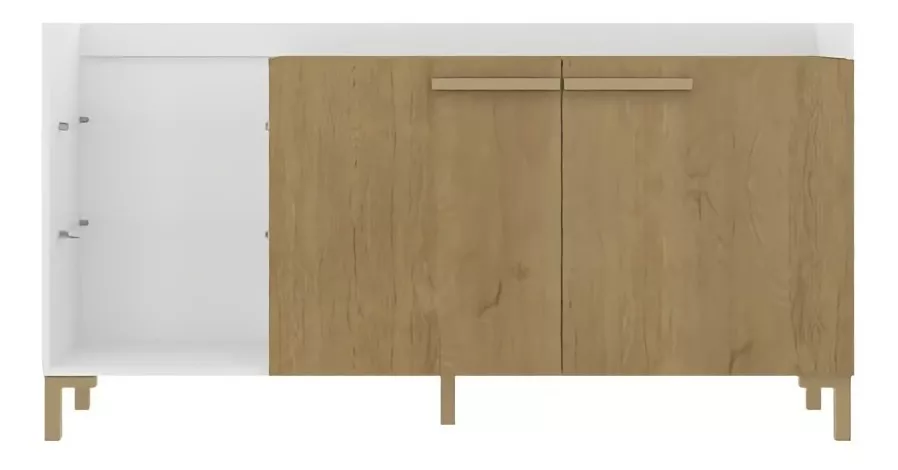 Aparador Alacena Multiuso Buffet Smart 160x85cm: imagen 1