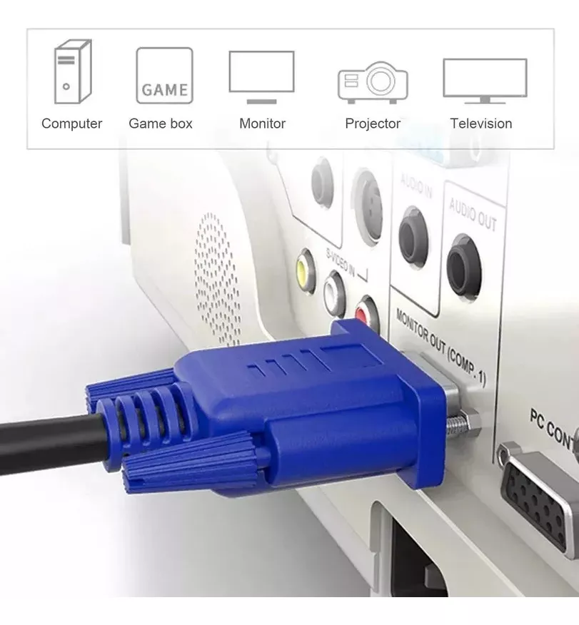 Cable VGA-VGA 3 metros: imagen 3