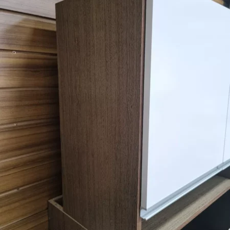 Mueble Alacena Aéreo De Cocina 3 Puertas De Colgar 1.20 Mdp Color Beige/marrón: imagen 3