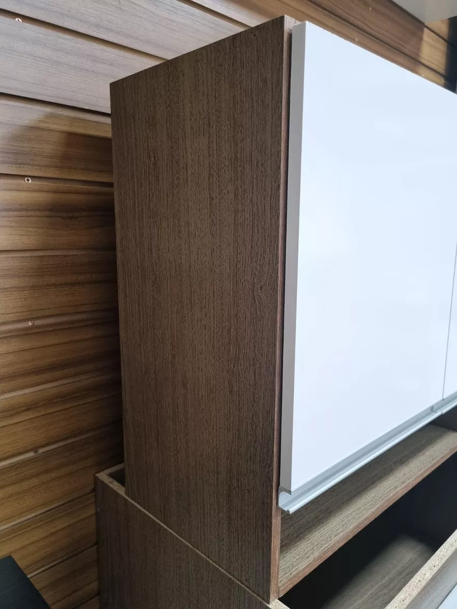 Mueble Alacena Aéreo De Cocina 3 Puertas De Colgar 1.20 Mdp Color Beige/marrón: imagen 3