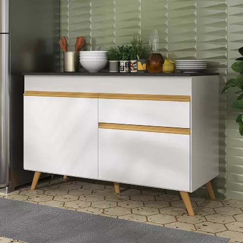 Set Bajo Mesada Y Alacena Mueble Areo Cocina Ambos De 120cm