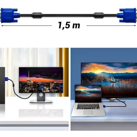 Cable VGA-VGA 1.5 metros: imagen 5