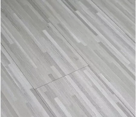 Piso Autoadhesivo Vinílico Tipo Madera color Gris Rallado - En listones