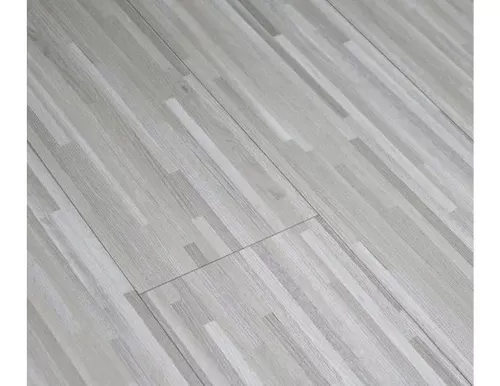 Piso Autoadhesivo Vinílico Tipo Madera Gris Oscuro - En listones