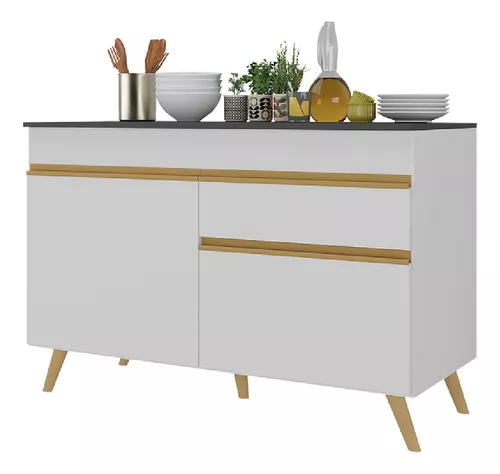 Set Bajo Mesada Y Alacena Mueble Areo Cocina Ambos De 120cm