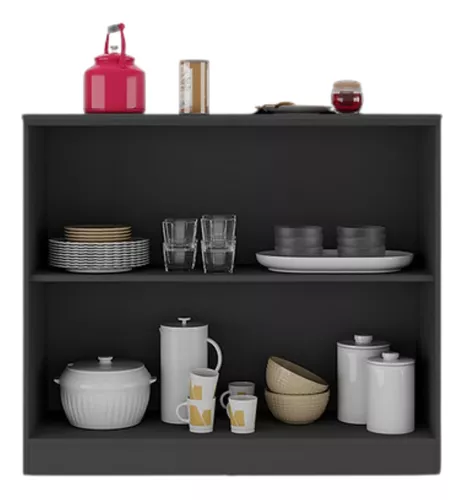 Mesada Isla Desayunador Con Estantes O Repisa A Elección