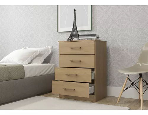 Cómoda Cajonera Zapatera 4 Cajones- Organizador Dormitorio