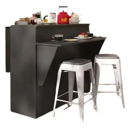 Mesada Isla Desayunador Con Estantes O Repisa A Elección