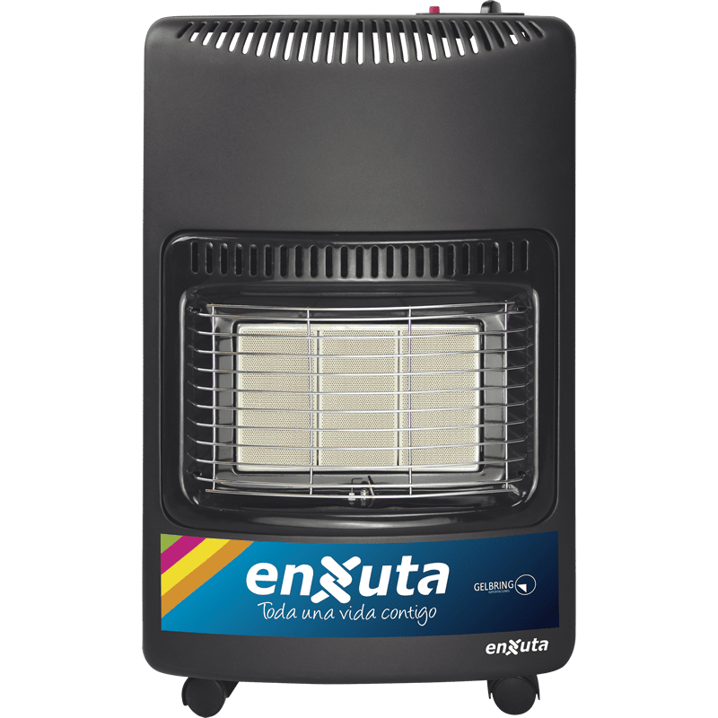 Estufa Supergas Enxuta Válvula de seguridad y manguera certificadas