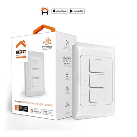 Interruptor De Luz Inteligente De 3 Circuitos Wi-fi Nexxt: imagen 2