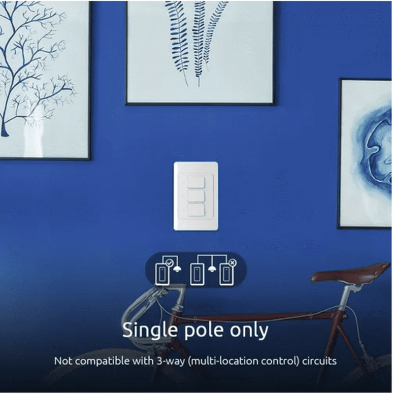 Interruptor De Luz Inteligente De 3 Circuitos Wi-fi Nexxt